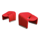 2x Artifort Groovy F598 by Pierre Paulin