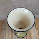 Antique Henriot Quimper vase with Breton floral decoration.