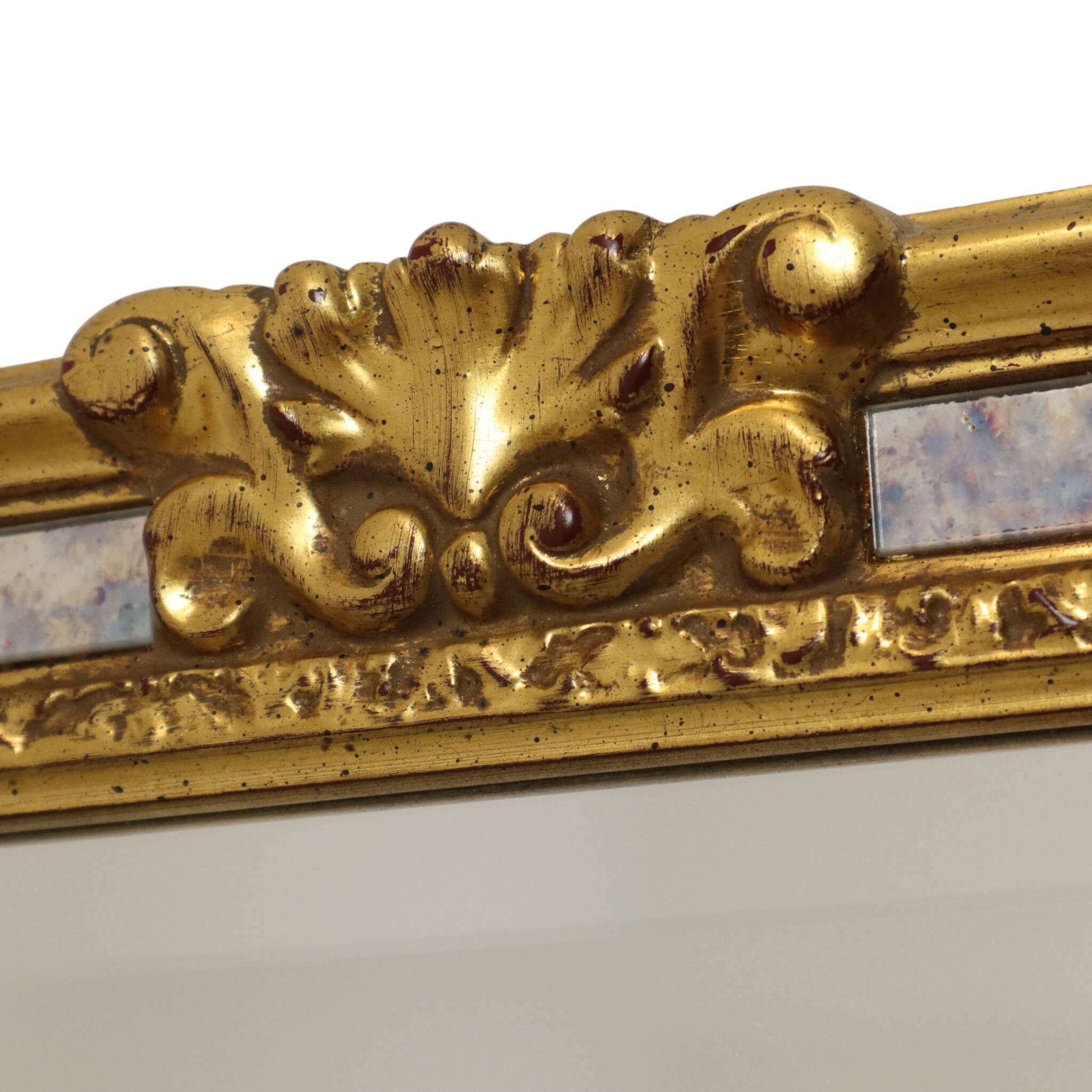 Miroir Deknudt à bords biseautés classiques, style baroque, 95 cm