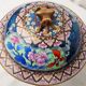 Pot couvert en cloisonné