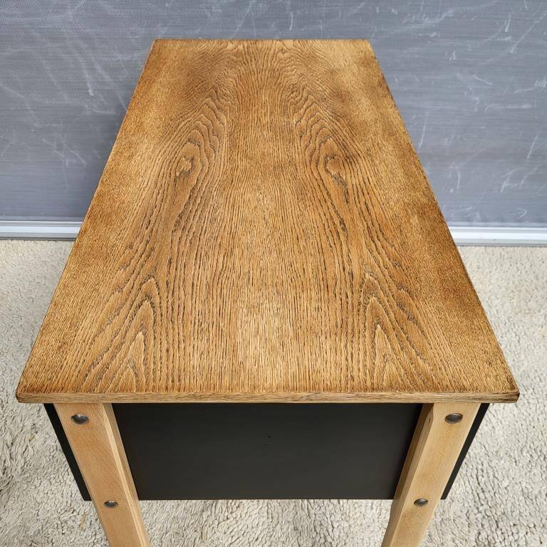 Scandinavian desk 1960s black pangaré