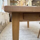 Solid oak farmhouse table 180/270 cm + extensions