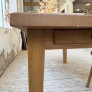 Table de ferme extensible en chêne massif