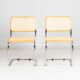 Chair a pair of cesca b32 attributed to breuer 1970 denmark