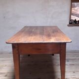 Table d’office L140,5xP80cm XIX° 2 tiroirs