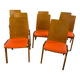 Set of 8 Scandinavian chairs