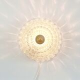 Paire d’appliques murales en verre du milieu du siècle ou de supports encastrés par Helena Tynell pour le Limbourg, Allemagne, années 1960