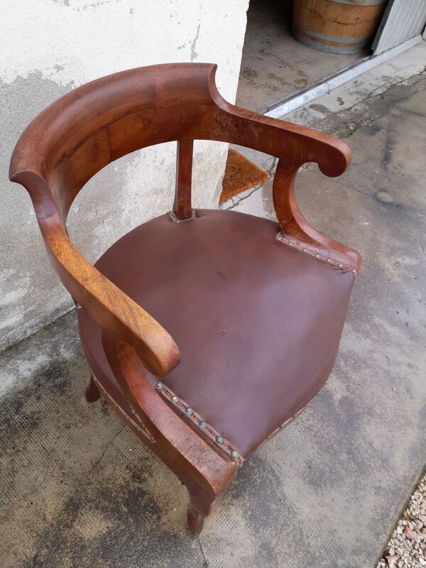 fauteuil de bureau Louis Philippe 1900