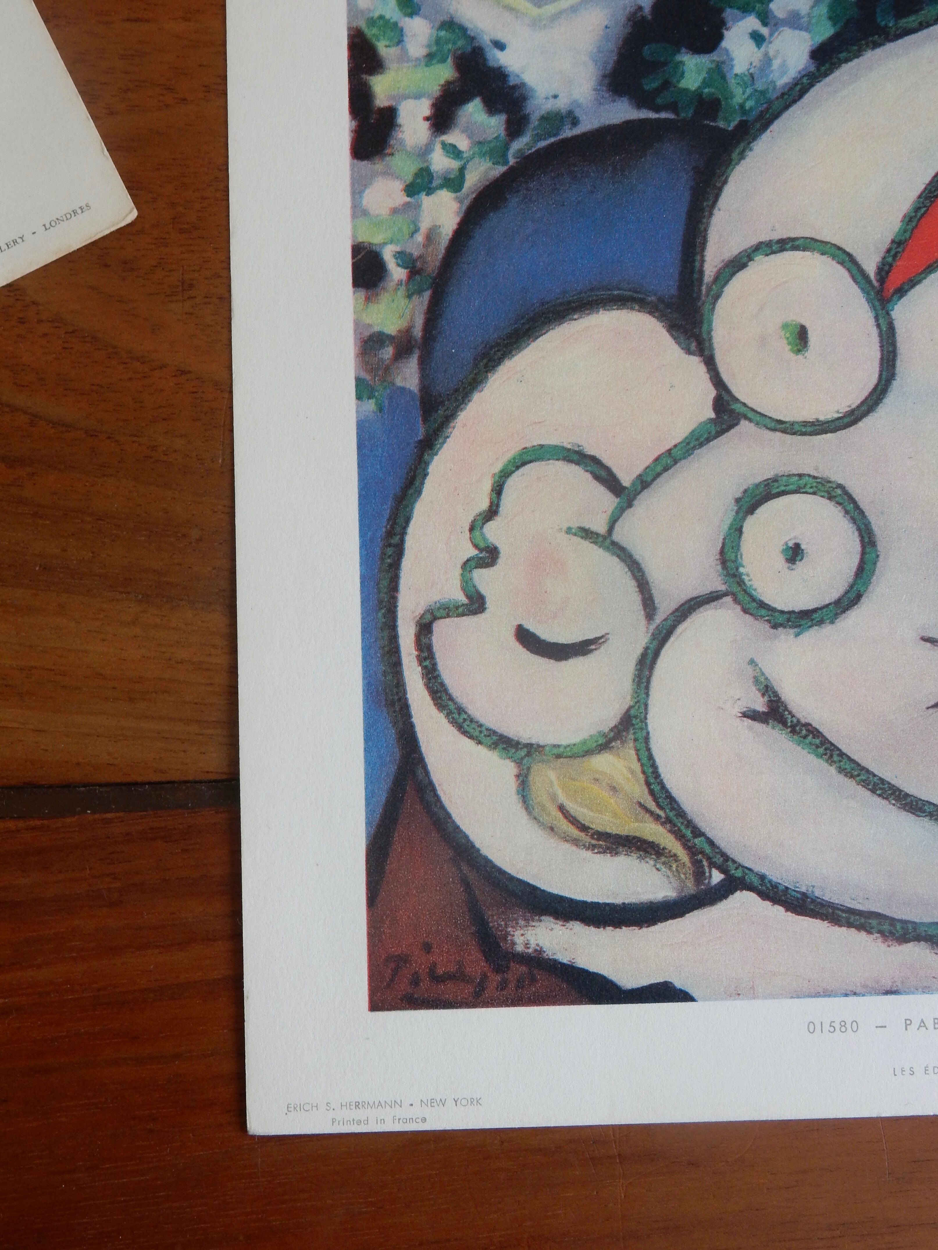 Picasso Nu 1932 reproduction Editions Braun & Cie - Paris