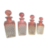 4 Baccarat vials