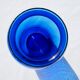 Blue glass vase