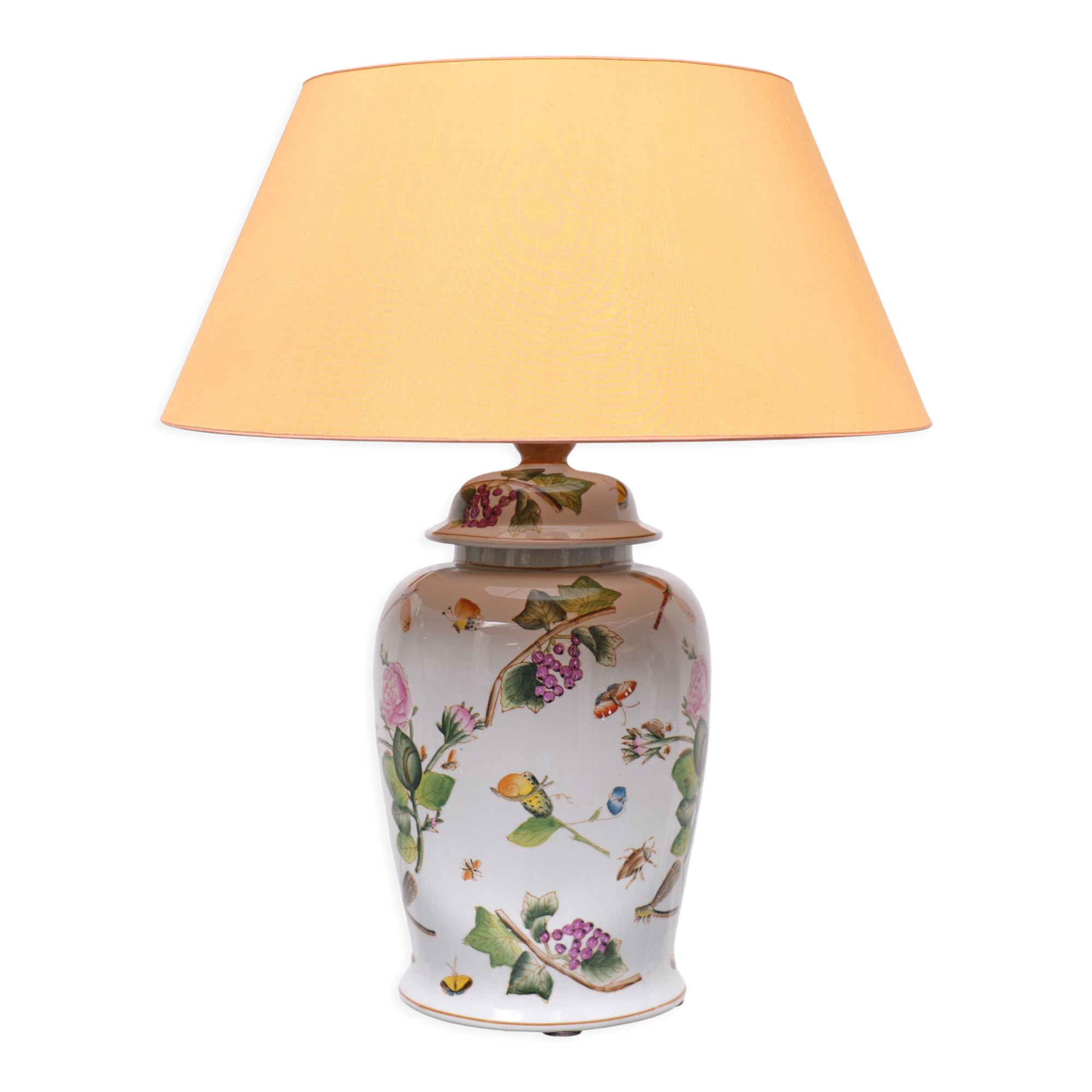 Classic hand-painted table lamp, germany