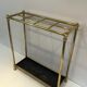 Rectangular umbrella holder in brass and cast iron. french work. around 1900