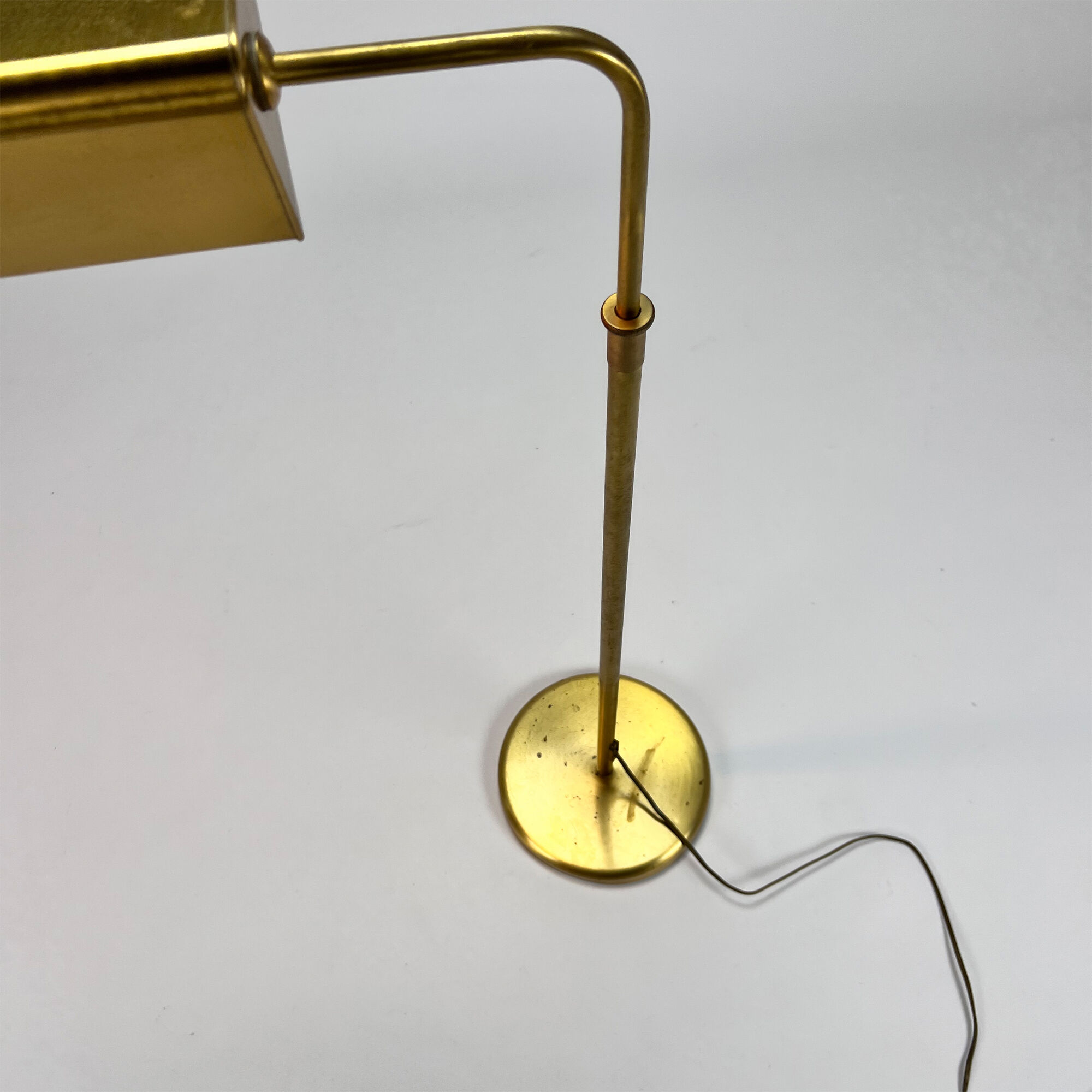 Mid century brass and steel classical floorlamp, 1960s