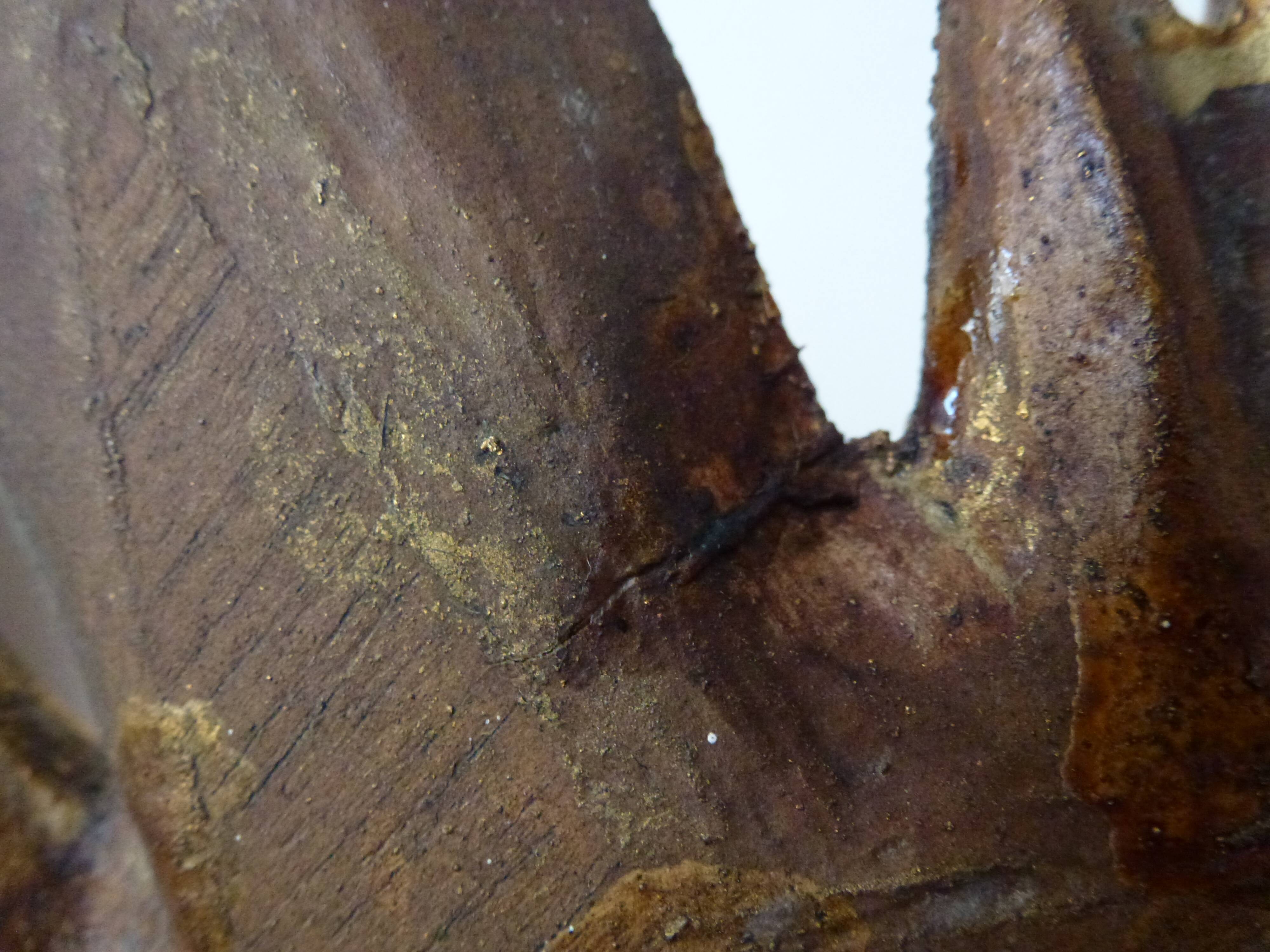 Mirror soleil golden wood 60/70