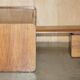 Left corner desk in Brazilian wood Mid Century Modern style