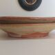 Decorated terracotta duo of dishes