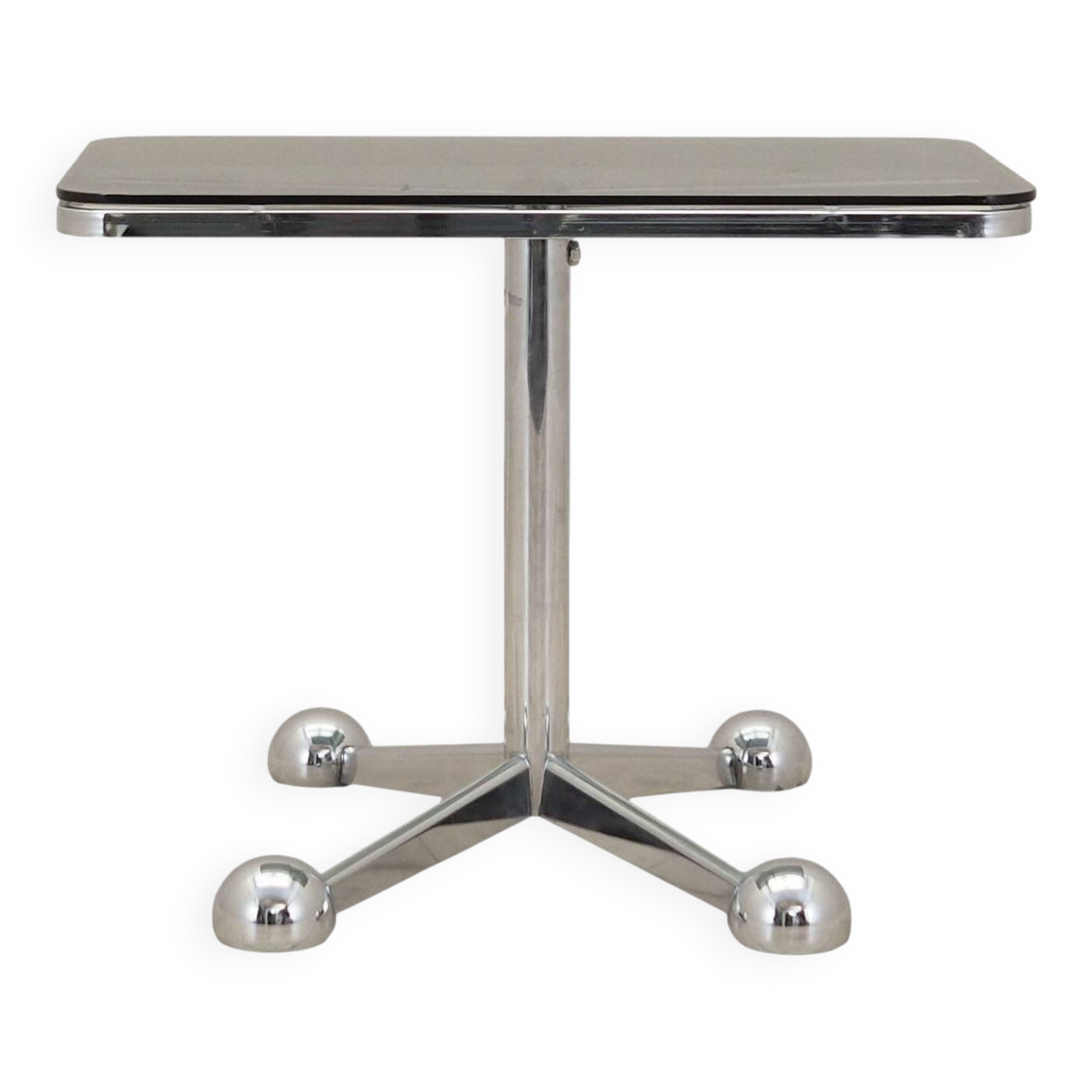 Coffee table on wheels, Italian design, 1970s, manufacturer: Allegri