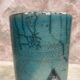 Handcrafted Raku ceramic vase