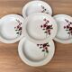 Set of 5 hollow porcelain plates