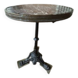Antique round bistro table