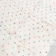 Berber carpet beni ouarain ecru with multicolored polka dots 255x146m