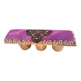 Wooden bench - Kantha seat
