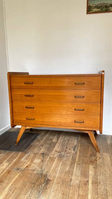 COMMODE Pieds Compas VINTAGE