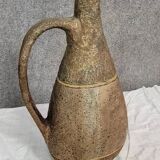 Atelier Garnier pottery: large pitcher with Lascaux decorations + André bowl