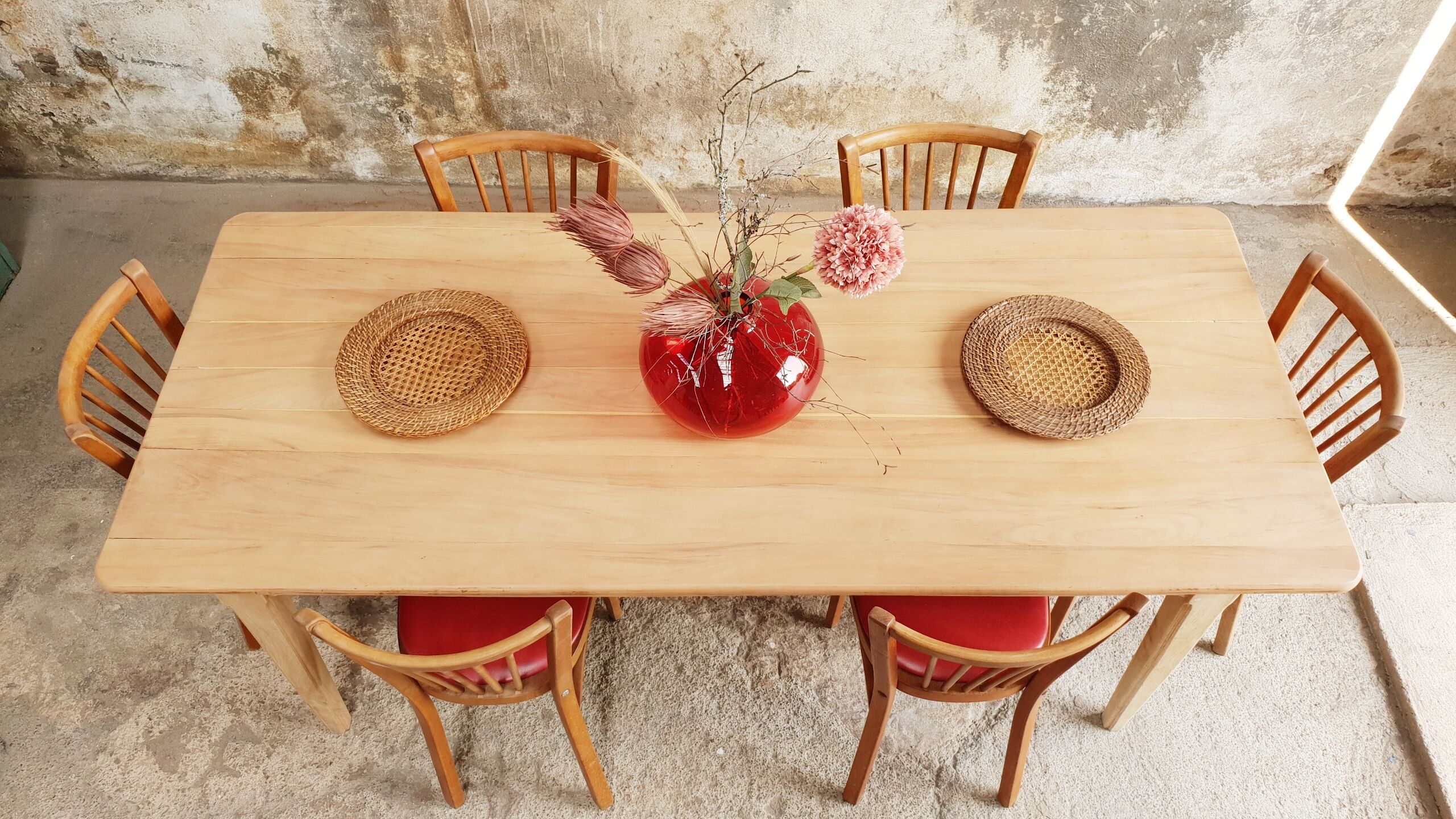 Vintage farmhouse table
