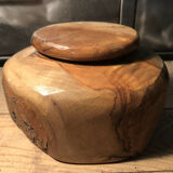 Empty cup wooden pocket