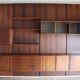 Danish wall bookcase by Thygesen and Sorensen in rosewood, 1960