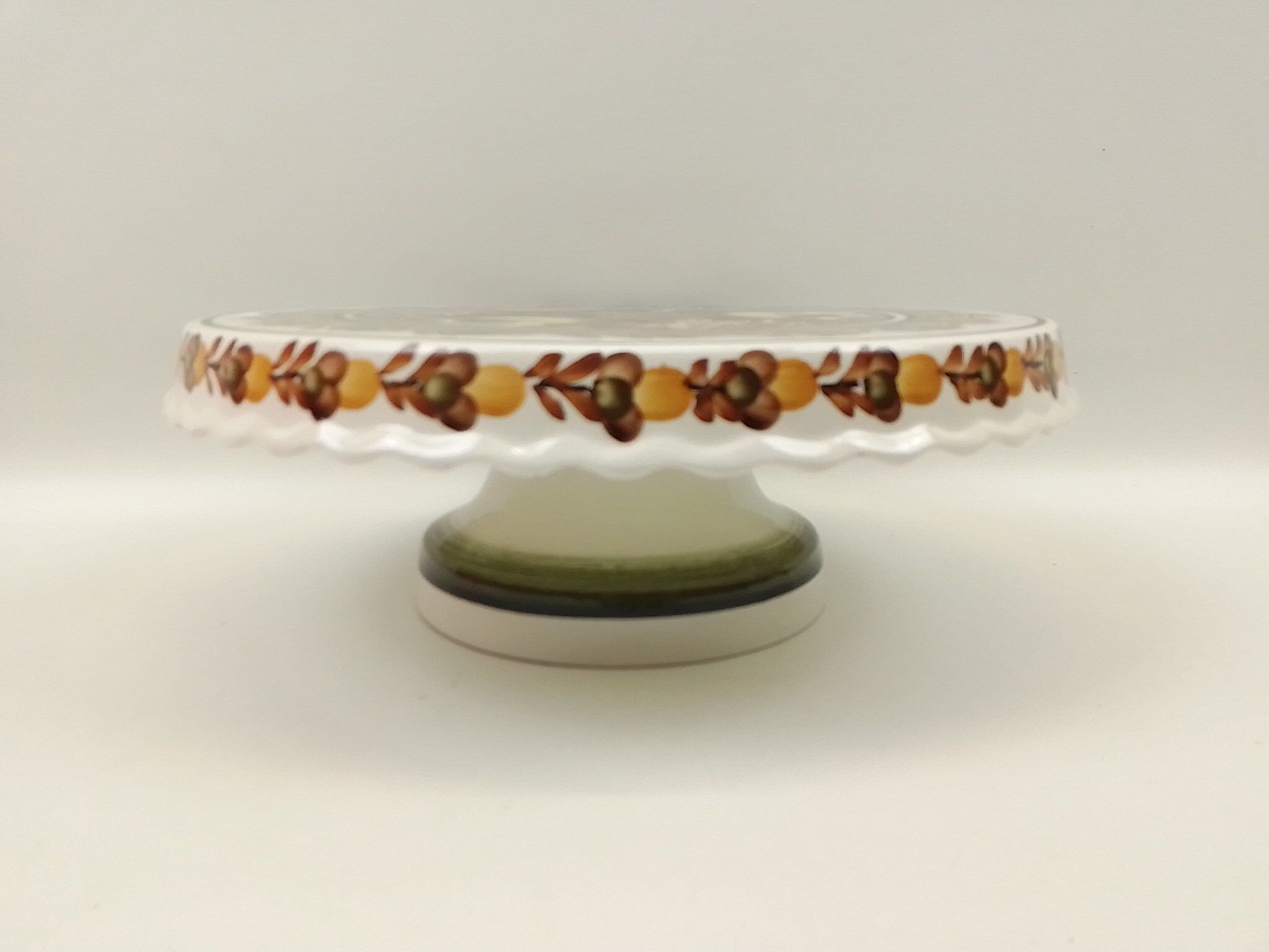 ZF Kolo vintage flower-decoding vintage pie dish