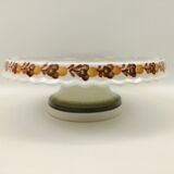 ZF Kolo vintage flower-decoding vintage pie dish