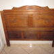 1950s oak headboard
