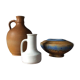 Series of 3 vintage 70s ceramic vases