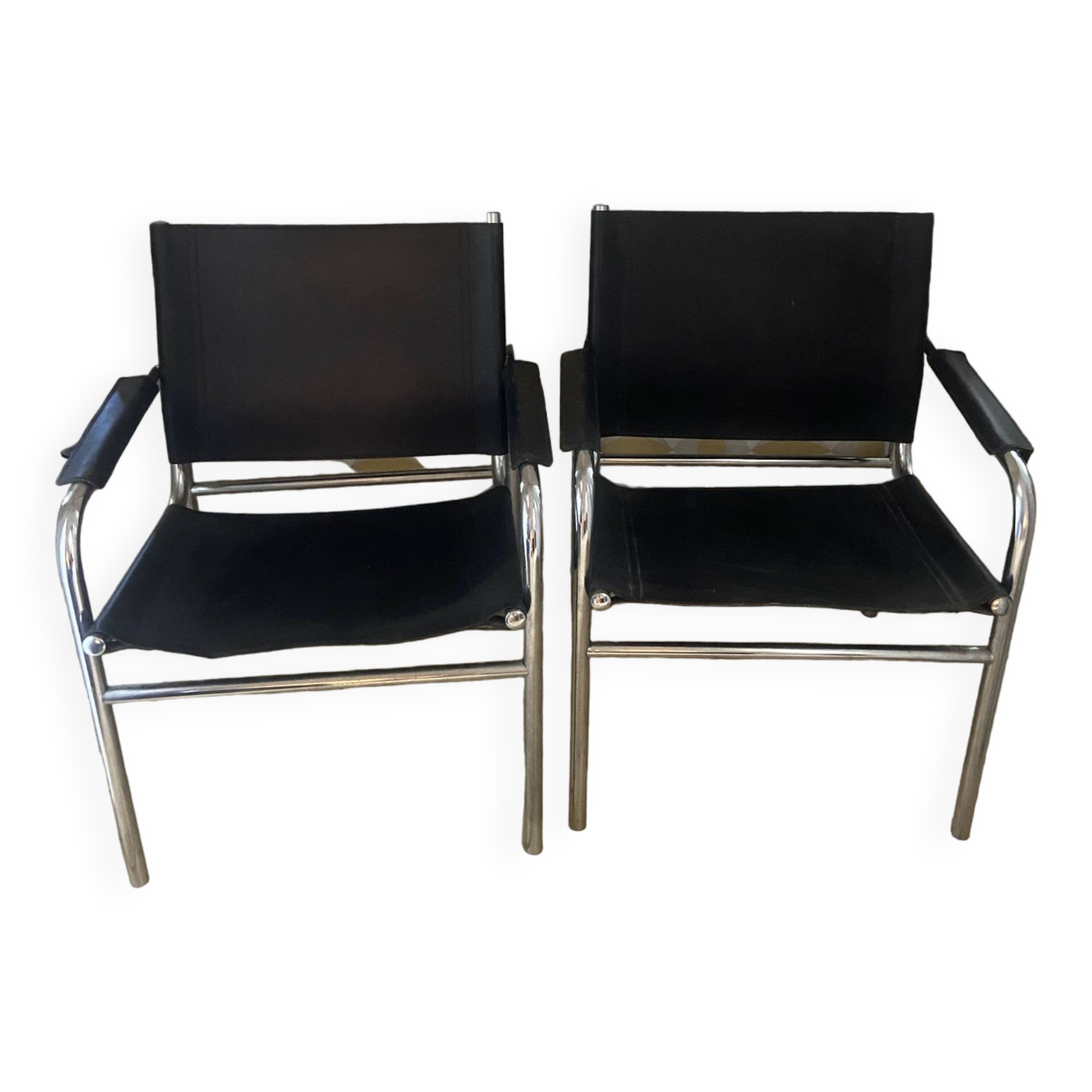 Pair of Klinte Ikea armchairs by Tord Bjorklund 80s