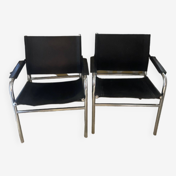 Pair of Klinte Ikea armchairs by Tord Bjorklund 80s