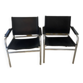 Pair of Klinte Ikea armchairs by Tord Bjorklund 80s