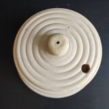French vintage clay terra cotta cheese dish
