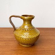 Italian pottery carafe from the mid-century by Aldo Londi for Bitossi, 1960s.