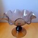 Coupe en Verre Soufflé Bullé Riom 1960