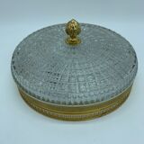 Lucien Gau's old crystal gold ceiling light