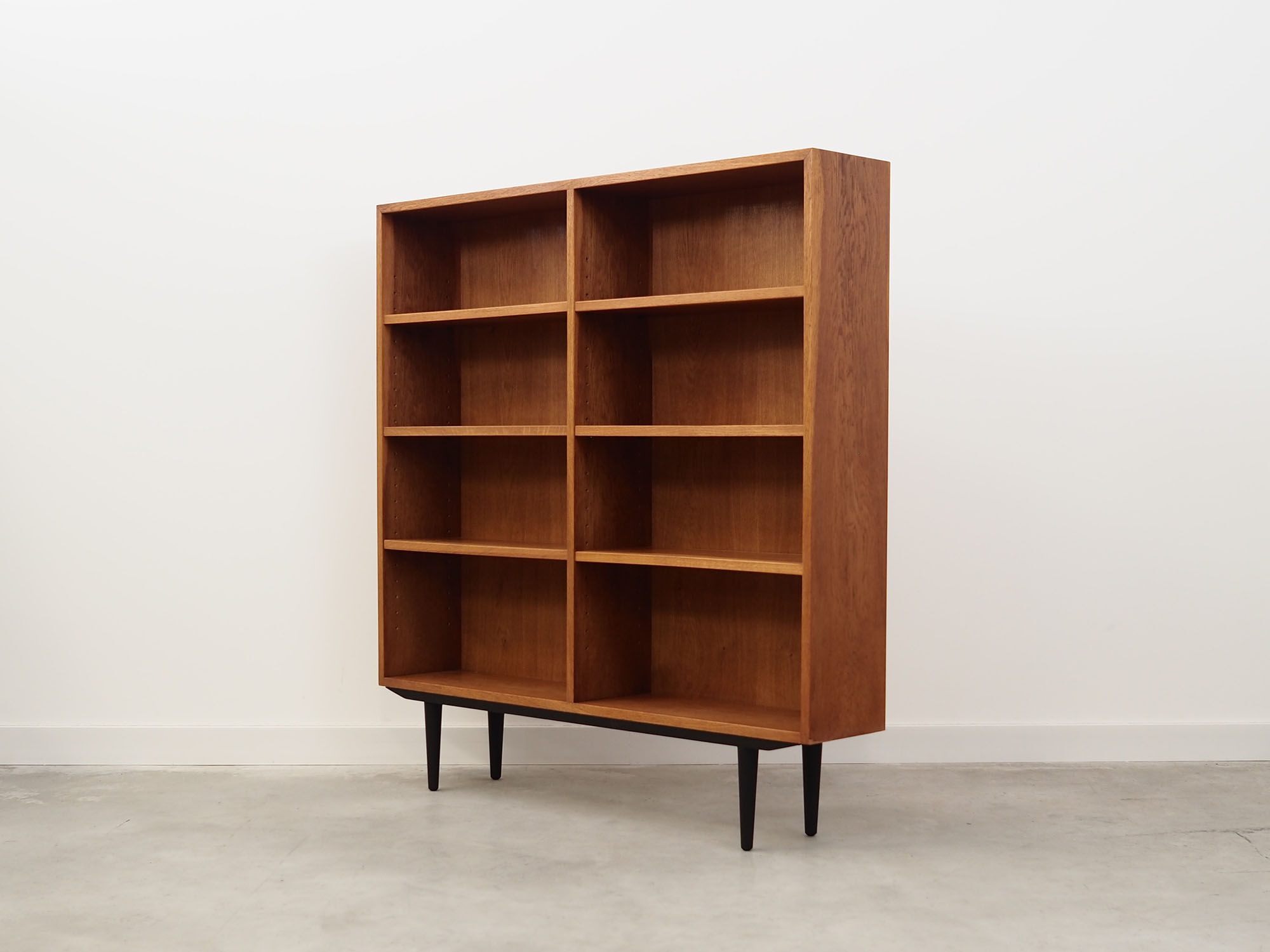 Oak bookcase, 70's, Danish design, production: Denmark