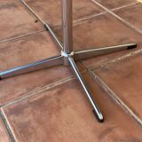 Pair of plexiglass shell and chrome steel chairs 1970.