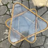 Vintage triangular coffee table