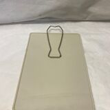 Vintage bakelite white barber mirror