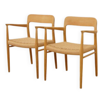2 x Niels Otto Moller dining chairs | Model 56 | Oak | Restored