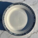 6 assiettes plates anciennes Robert Salins en terre de fer