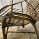 Grand fauteuil en rotin vintage